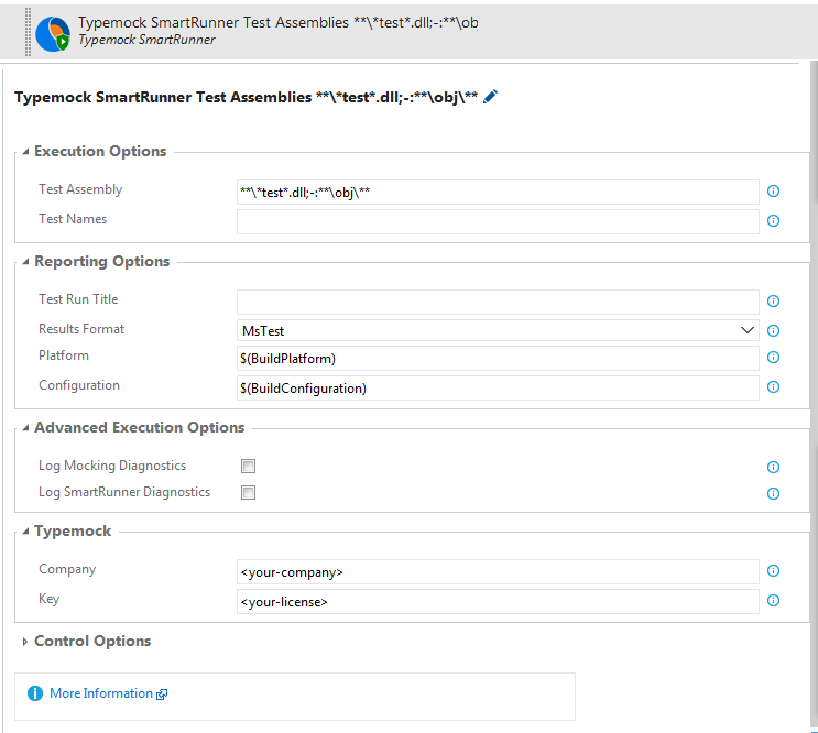 Configure Run SmartRunner